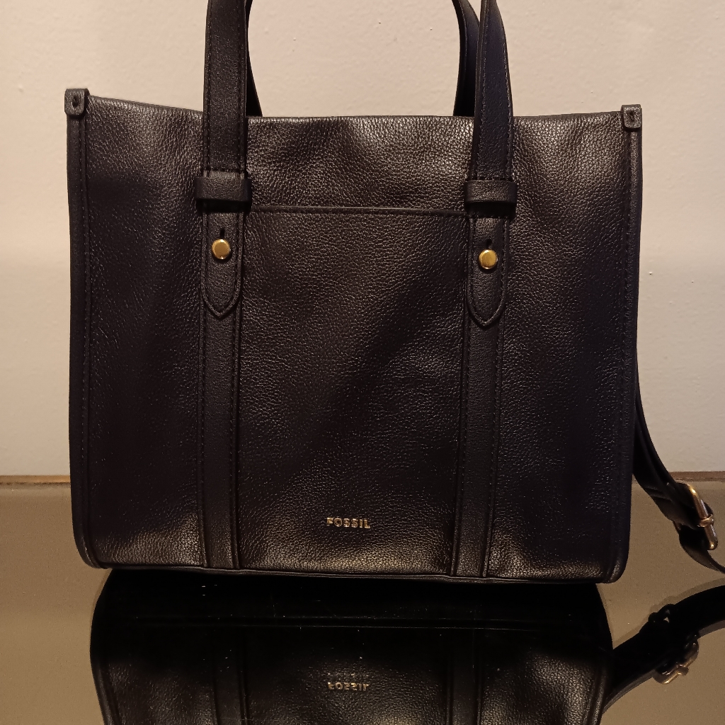 (Euc)Fossil Kingston Leather Satchel Bag